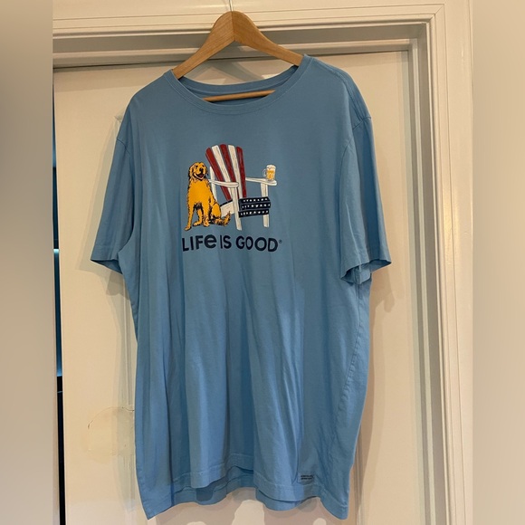 Life Is Good Other - Life Is Good Light Blue Crusher T-Shirt
